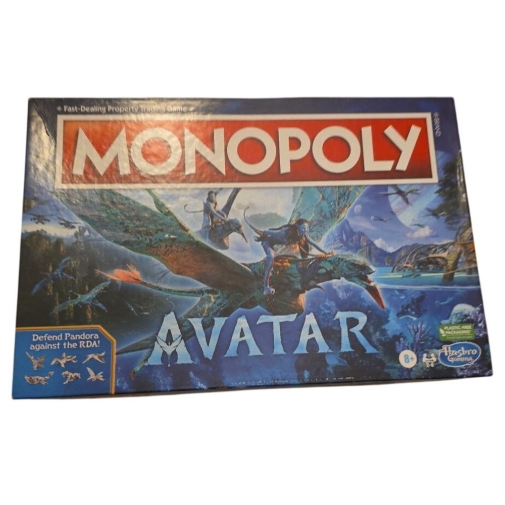 Monopoly Avatar Board Game Hasbro‎ Gaming Pandora RDA 2-4 Players Ages 8+ A4